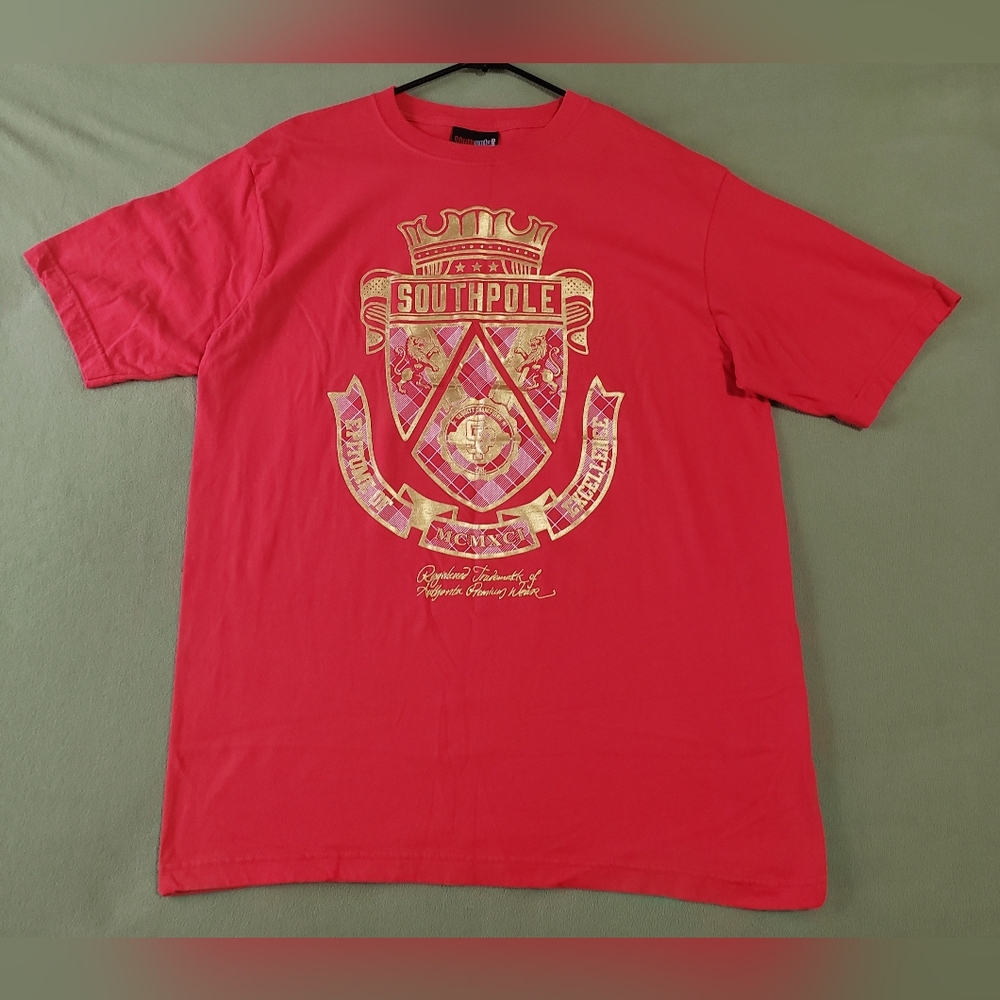 South Pole Red Graphic "Epitome Of Excellence" T-Shirt
